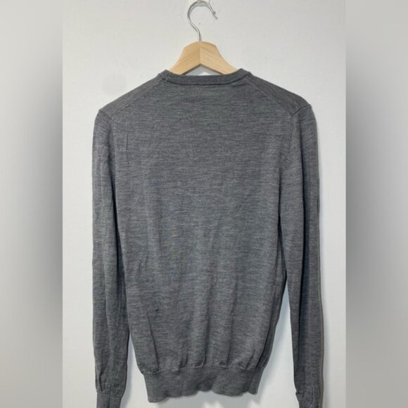 Suitsupply Merino Wool Sweater Gray size S Men - Picture 3 of 8